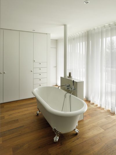 Vorhang-Systeme, SG 6010, Colorama 1, Room shot "Private Home", Gümligen, Switzerland, Wave