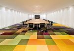 Curtain Systems, SG 5600, Colorama 1, Room shot "De Resident", The Hague, NL, Wave