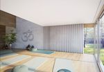 Карнизные системы , SG 3870, Yoga room, recessed curtain track