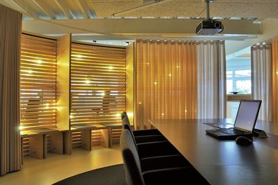 Карнизные системы , Colorama 2, Room shot "Pius Schäfler", Gossau, Switzerland, Wave